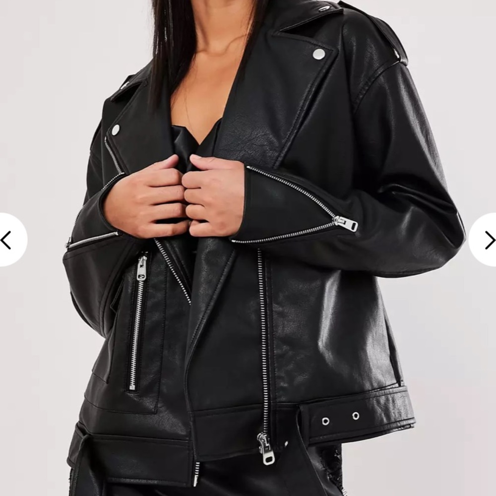 Brand new Missguided leather jacket